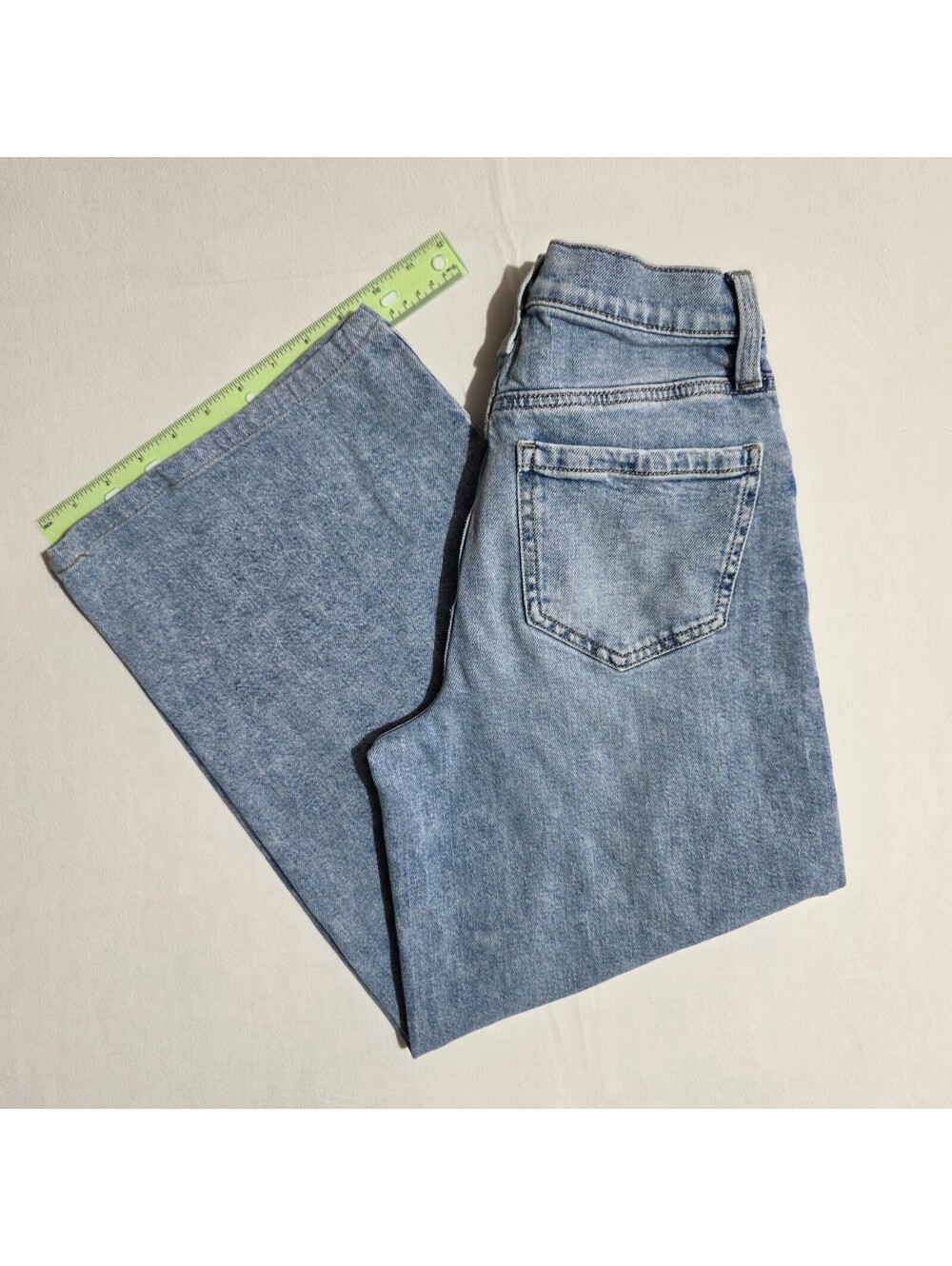 SO Super High Rise Wide Leg Distressed Jeans Size 3/26W